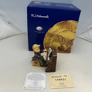 2007 Hummel Club Little Concerto Ceramic Figurine Piano Player With Box And Cert - Picture 1 of 21