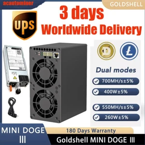 New Goldshell Mini Doge3 III Scrypt Miner 700Mh/s 400W Mini Doge 3 with PSU - Picture 1 of 7