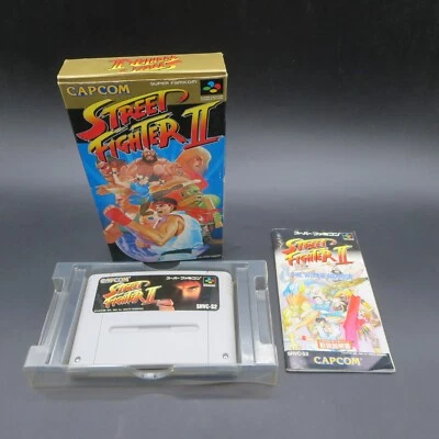 Street Fighter 2 Super Famicom  The World Warrior with Manual Japan - Image 1 of 4