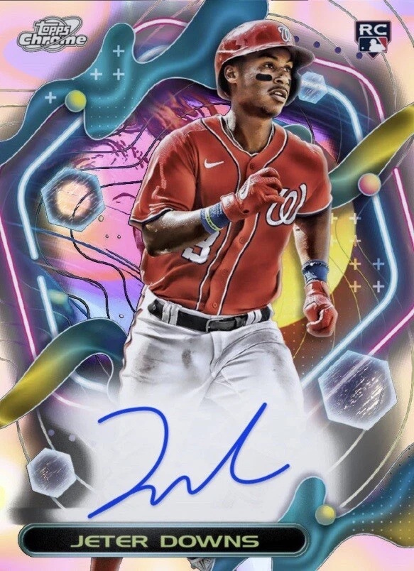 [DIGITAL] Topps Bunt - Jeter Downs - Cosmic Chrome 23 S1 - Signature - Image 1 of 1