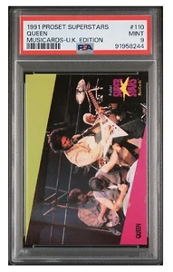 1991 ProSet Super Star MusiCards UK Queen #110 PSA 9 MINT - Picture 1 of 2