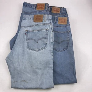 Lot of 4 Levi's 550 Relaxed Fit Jeans Blue Men's Size 40 X 32 - Bild 1 von 13