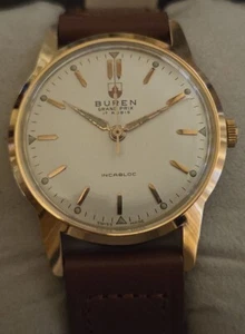 Vintage Buren Grand Prix reloj de pulsera de cuerda manual | Buren Cal. 1420 | NOS | Swiss - Imagen 1 de 10