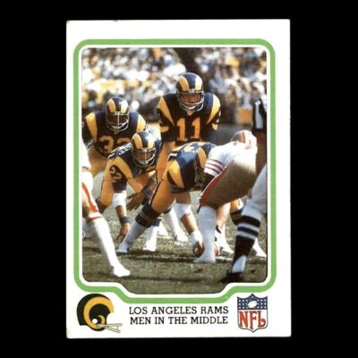 NFL Team 1979 Fleer Team Action Stickers Los Angeles Rams #25 R325F 27 - Image 1 of 2