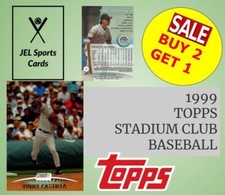 1999 TOPPS STADIUM CLUB BASEBALL~COMPLETE YOUR SET~YOU PICK~BUY 2 GET 1