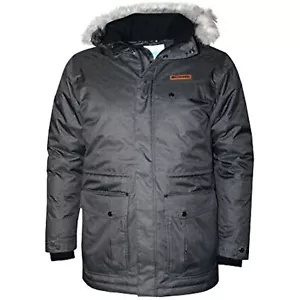 Columbia Mens Bonneville Omni-Heat Down Coat Winter Jacket Parka Black - Picture 1 of 2