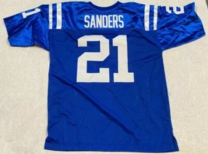 NEU UNSIGNIERTES INDIVIDUELL GENÄHTES Bob Sanders blaues Trikot - XL - Bild 1 von 2