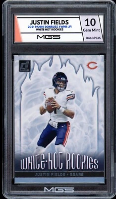 2021 Panini Donruss #WHR-JFI Justin Fields MGS GRADED 10 GEM Mint RC🔥ROOKIE - Image 1 of 2