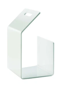 Zeitungs- und Magazintasche aus Acrylglas Material Acryl weiß – Hochglanz - Bild 1 von 1