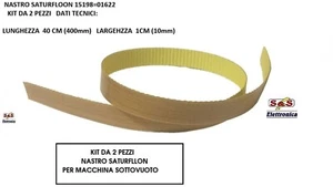 KIT 2 PZ NASTRO SATURFLON UNIVERSALE LUNGHEZZA 40CM PER MACCHINA SOTTOVUOTO - Foto 1 di 3
