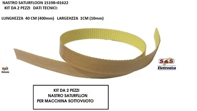 MAGIC VAC KIT 2 PZ NASTRO SATURFLON UNIVERSALE LUNGHEZZA 40CM PER MACCHINA SOTTOVUOTO