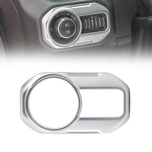 Car Headlight Lamp Switch Button Decoration Cover Trim Stickers for Jeep Wrangle - Picture 1 of 14