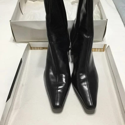 Womans Nine West Black Booties - Size 11 - Image 1 of 4
