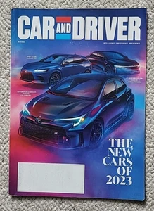 Car and Driver Magazine October 2022 Issue The New Cars of 2023 FREE SHIPPING!!! - Picture 1 of 2