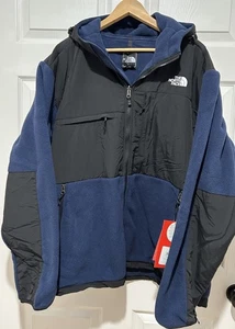 Neu Herren North Face 2XL Neuheit Denali Hoodie marineblau Jacke Mantel durchgehender Reißverschluss - Bild 1 von 11