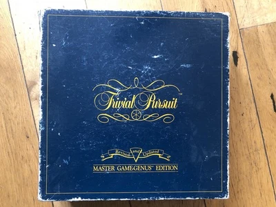 VINTAGE TRIVIAL PURSUIT MASTER GAME GENUS EDITION (1983, 1987) COMPLETE - Image 1 of 4