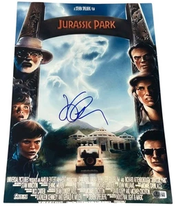 Jeff Goldblum Signed Autograph Jurassic Park 12x18 Movie Poster Photo Beckett - Picture 1 of 2