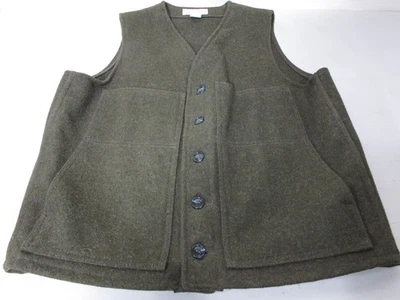Chaleco de Lana Filson Mackinaw Verde Bosque Talla 42 Foto 1 de 3