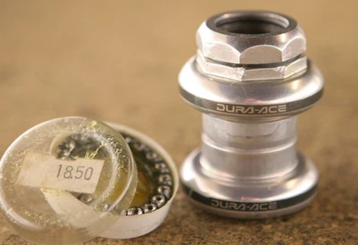 Vintage 80's Shimano Dura Ace 1" inch threaded headset HP-7400 NOS NEW Bearings - Image 1 of 4