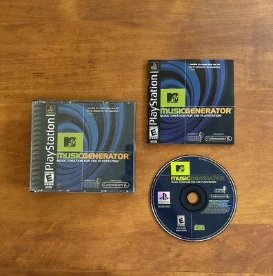 MTV Music Generator (PlayStation 1 Ps1) Mint Cond CIB Complete w Reg Card Tested - Image 1 of 4