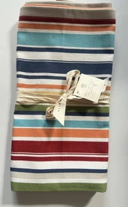 Pottery Barn Multi Streifen Tischläufer 16"x90" Neu mit Etikett - Bild 1 von 8