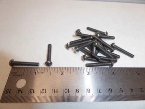 8-32 x 1" Round Head Slotted Machine Screw Steel VINTAGE USA Made NEW Qty 20 - Picture 1 of 3