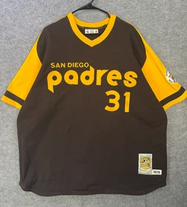 Vintage 1978 San Diego Padres Dave Winfield #31 Jersey Men's 3XL Black - Picture 1 of 9