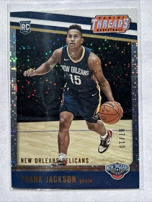 2017-18 Panini Threads Frank Jackson #65 GOLD Dazzle /10 Rookie RC Pelicans - Image 1 of 2