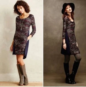 Anthropologie | Maeve Marley Multi Knit Boucle Textured Sweater Dress, XS - Bild 1 von 13