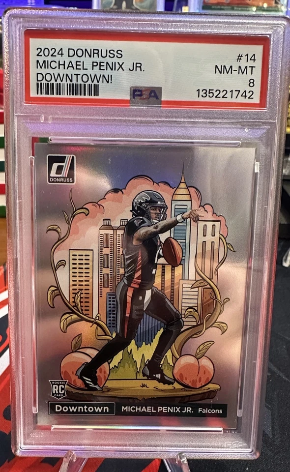 Panini Donruss 2024 - ¡Centro! Michael Penix Jr. #14 (RC) Foto 1 de 1