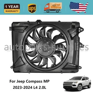 Ventilador de refrigeración del radiador 68453302AA adecuado para Jeep Compass 2023-2024 4 puertas 2,0 L L L4 - Imagen 1 de 13