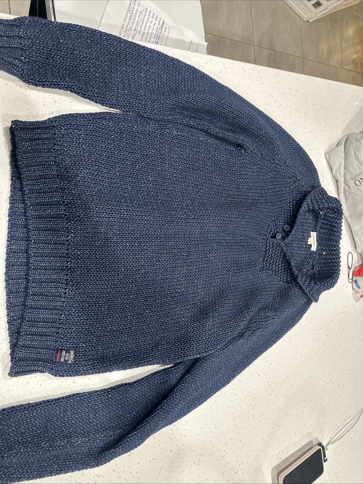 Diesel Men’s Knitted Sweater Xl Navy - Image 1 of 3