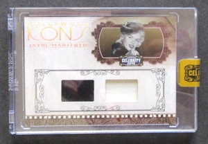 JAYNE MANSFIELD # 28/50 - 2008 Donruss Americana, Swatch doppio abbigliamento INCASSATO, - Foto 1 di 3
