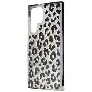 Kate Spade Defensive Hardshell Case for Galaxy S22 Ultra - City Leopard Black - Picture 1 of 3
