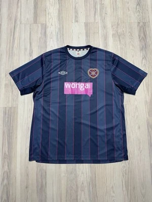 HEARTS OF MIDLOTHIAN 2010 2011 AWAY FOOTBALL SHIRT SOCCER JERSEY UMBRO sz XXL - Image 1 of 4