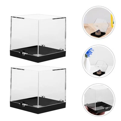  2 Pcs Scatola Di Immagazzinaggio Piccoli Contenitori Trasparenti - Image 1 of 4