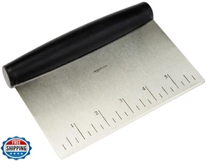 Amazon Basics Mehrzweck Edelstahl Schaber/Hacker mit Konturgr - Bild 1 von 5