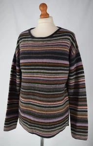 Ladies Seasalt Wool Blend Fruity Jumper II Ripple Marks Wisteria Multi UK 10 12 - Picture 1 of 8