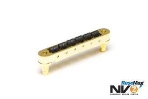 Graph Tech Resomax NV2 4mm Tune-o-matic bridge - Gold - Picture 1 of 3