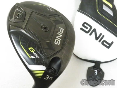 PING G430 LST Fairway 15°  3 Wood TOUR 2.0 Black 75 X Flex +Cover - Image 1 of 4