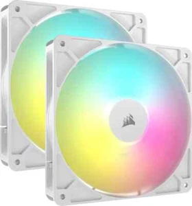 Zestaw dwóch wentylatorów Corsair RS140 PWM ARGB White (CO-9050187-WW) - Zdjęcie 1 z 3