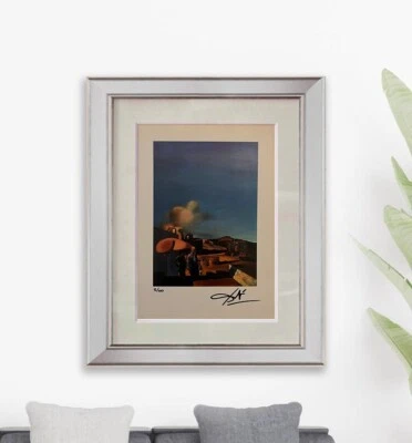 Certificado de impresión litográfica original firmado a mano por Dalí y valoración de $3,500[_ ́ ́ ́ Foto 1 de 4