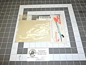 PEGATINA STICKERPOINT CORTE LÁSER SNOW RACER BLANCA NOS 1 CANTIDAD ENVÍO GRATUITO - Imagen 1 de 1