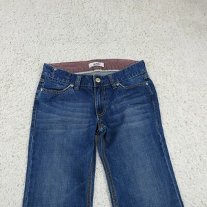 Old Navy Jeans Women Size 8 Blue Low Waist Flared Bootcut Whisker Front - Picture 1 of 16