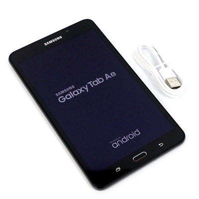 Samsung Galaxy Tab A6 SM-T280 7  Tablet Wi-Fi 8GB - Black W/ USB Cable - GRADE A • 60.76$