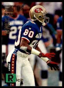1994 Stadium Member's Only 50 #1 Jerry Rice HOF San Francisco 49ers - Picture 1 of 3