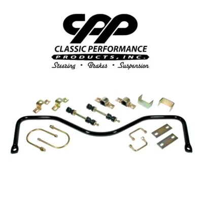 63-72 Chevy C10 C20 GMC Truck Rear Leaf Spring 7/8" Black Powdercoated Sway Bar - Image 1 of 4