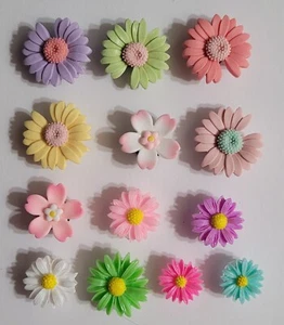 13  Pcs. FLOWER shoe Charms For Crocs - Picture 1 of 1