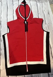 Felpa con cappuccio oversize usata Red Heart Y2K Streetwear Champion XS/M - Foto 1 di 13