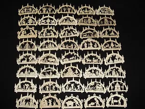 Mini-Schwibbogen 6x4x1cm traditionelle Motive als Deko, Puppenstube - Bild 1 von 55